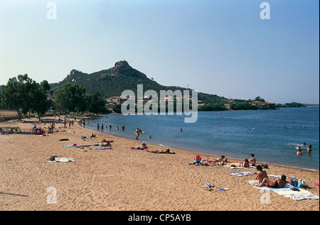 Sardaigne - Golfo di Arzachena (OT) - plage de Cannigione. Banque D'Images