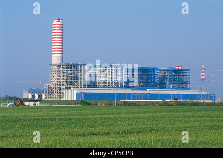 Latium - Montalto di Castro (Vt). Centrale nucléaire. Banque D'Images