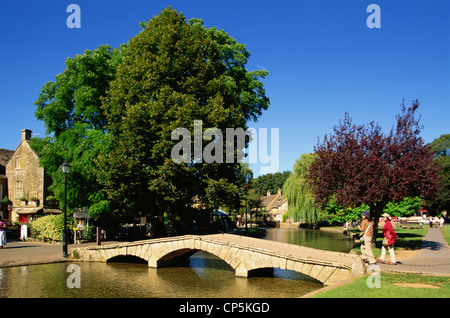 L'Angleterre, Gloucestershire, Cotswolds, Bourton-on-the-Water Banque D'Images