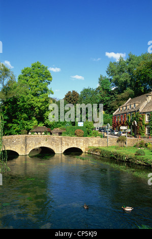 L'Angleterre, Gloucestershire, Cotswolds, Bibury Banque D'Images