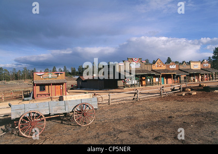 États-unis d'Amérique - Utah - Ruby's Inn à Bryce Canyon Village. Banque D'Images