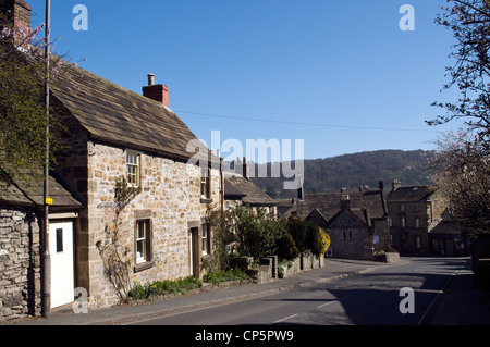 La colline raide sur Bakewell Banque D'Images