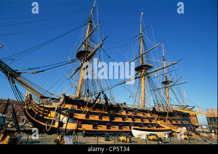 L'Angleterre, Portsmouth, Hampshire, HMS Victory Banque D'Images