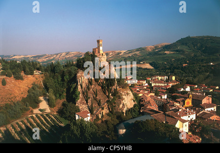 Emilia Romagna Appennino - Brisbane - Faenza (Ra). Vue de la tour de l'horloge Banque D'Images