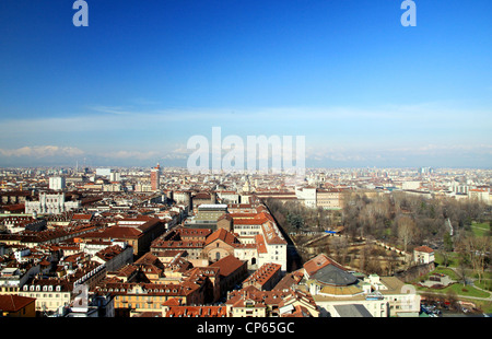 Vue d'Italie, à Turin, la Mole Antonelliana Banque D'Images