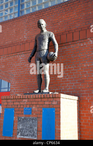 John greig statue à ibrox stadium accueil de rangers fc Glasgow Scotland UK Banque D'Images