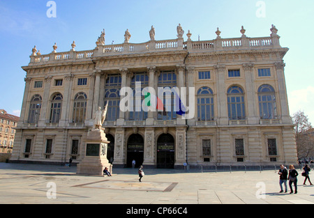 Une vue sur le Palazzo Madama, à Turin, Italie Banque D'Images
