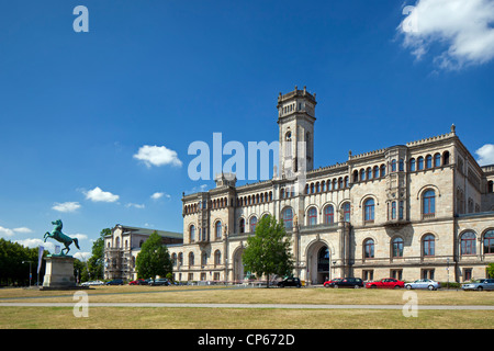 Gottfried Wilhelm Leibniz la Universität Hannover / LUH / Guelph Palace à Hanovre, Basse-Saxe, Allemagne Banque D'Images