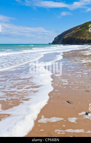 Plage Penbryn Ceredigion Cardigan Bay côte à l'ouest du pays de Galles UK GB EU Europe Banque D'Images