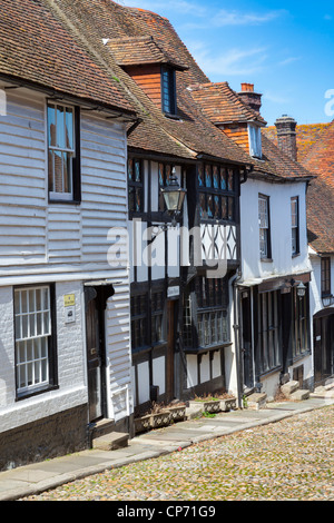 West Street, Rye, East Sussex, Angleterre. Banque D'Images