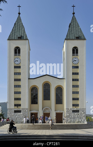 Europe Bosnie-herzégovine Medjugorje Sanctuaire marial de l'église St-James Church Banque D'Images