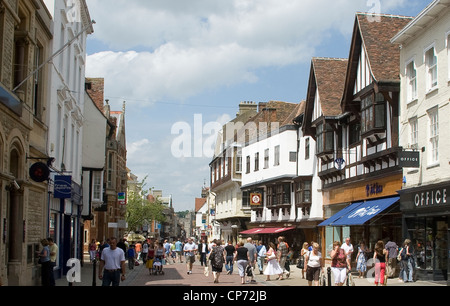 High Street Canterbury, Kent, England, UK Banque D'Images