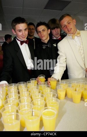 Prom, étudiant, école Dauntsey Calne Banque D'Images