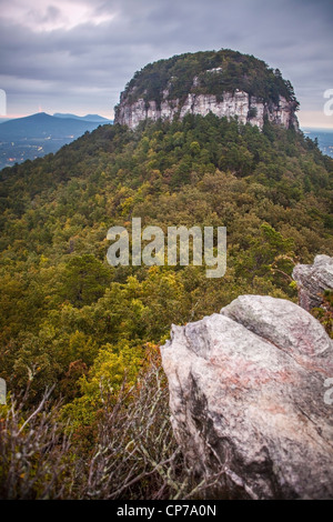 Pilot Mountain State Park et National Monument naturel en Caroline du Nord Banque D'Images