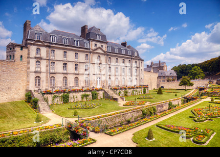Le Château de l'Hermine, également connu sous le nom de l'hôtel Lagorce, Vannes, France Banque D'Images