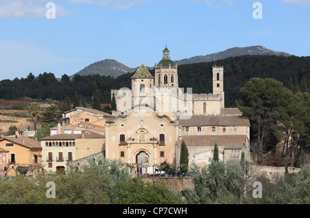 Le monastère de Santes Creus près de Tarragone, Espagne Banque D'Images