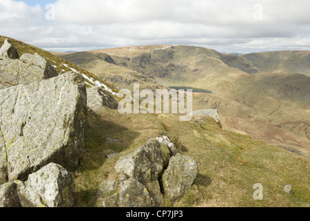 La grande rue ridge de Harter a chuté, Cumbria. Banque D'Images