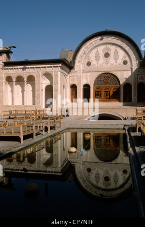 Iran, Ispahan province, Kashan, Khan-é Tabatabei, maison traditionnelle Banque D'Images