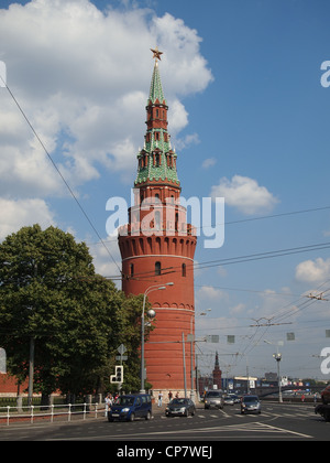 Le Kremlin de Moscou, l'approvisionnement en eau (Vodovzvodnaya) Tour Banque D'Images