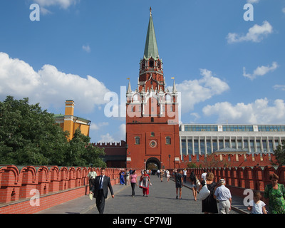 Le Kremlin à Moscou, la Trinité (Troitskaya) Tour Banque D'Images