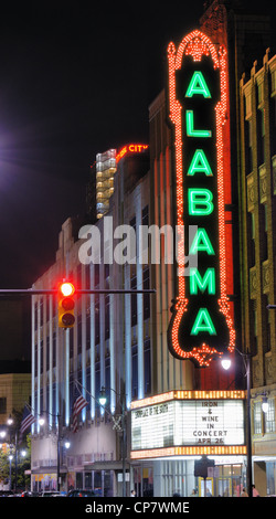 Théâtre historique de l'Alabama à Birmingham, Alabama, USA. Banque D'Images