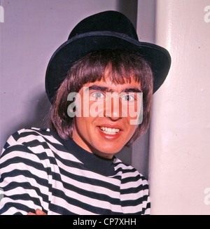 DAVY JONES (1945-2012) Chanteuse britannique lorsqu'un membre de la groupe pop France Gall en 1968. Photo Tony Gale Banque D'Images