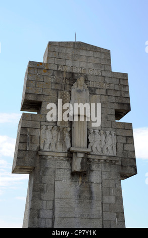 Memorial aux Breton de la France Libre,pour les Britanniques de la France libre,WW II,Pointe de Pen-Hir,île de Crozon près de Camaret,Finister Banque D'Images