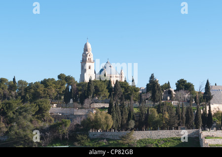 Israël Jérusalem, Hagia Maria Sion Abbaye (anciennement connu sous le nom de l'Abbaye de la Dormition de la Vierge Marie) Banque D'Images