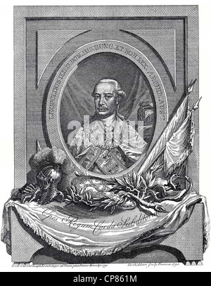 Léopold II, Peter Leopold, 1747 - 1792, gravure sur cuivre du 18e siècle, Léopold II oder Peter Leopold (1747 - 1792 ), un Banque D'Images