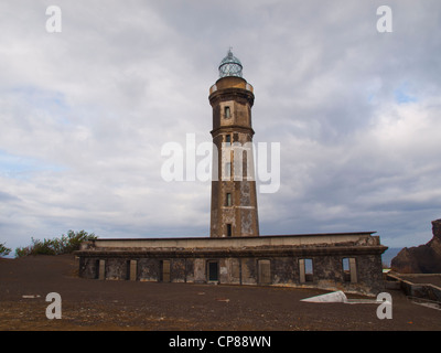 Dans l'île de Faial le volcan Capelinhos Banque D'Images