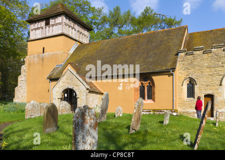 L'église de Saint Jacques en Shipton Shropshire Banque D'Images