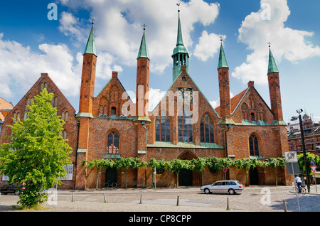 L'Hôpital Saint Esprit. Lubeck. Allemagne Banque D'Images