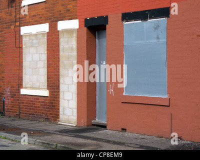 L'Angleterre, Salford, Broughton, début du 19ème siècle immobilier prêt pour la démolition Banque D'Images