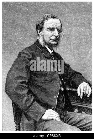 Charles Kingsley, 1819 - 1875, un théologien et écrivain anglais, Historische Mischtechnik aus dem 19. Jahrhundert, Portrait von Cha Banque D'Images