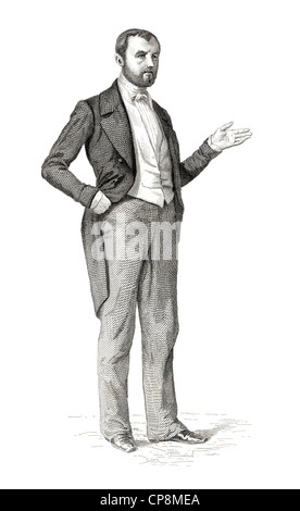 Jean-Baptiste Payeur, 1818 - 1860, membre de l'Assemblée Nationale Française, représentée Ardennes, 1848, Historischer Stahlstich au Banque D'Images