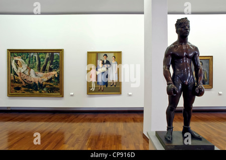 Europe Italie Piémont Turin Galerie d'Art Moderne à droite sculpture de Francesco Messina Pugilatore ' ' 'boxer' 1929 Banque D'Images