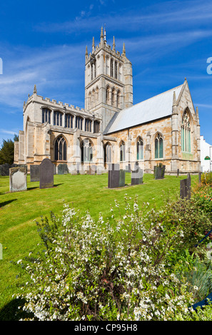 L'église St Mary Leicestershire Melton Mowbray Angleterre GO UK EU Europe Banque D'Images