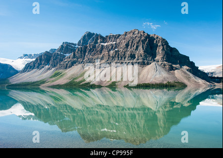 Le lac Bow, dans le parc national Banff, Canada Banque D'Images