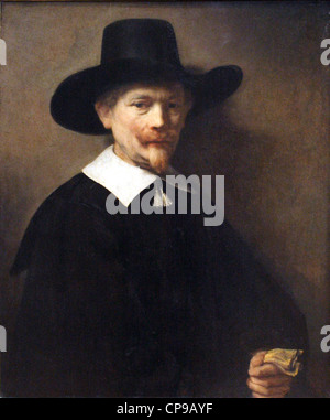 Peinture de Rembrandt dans le MET, NY} Banque D'Images