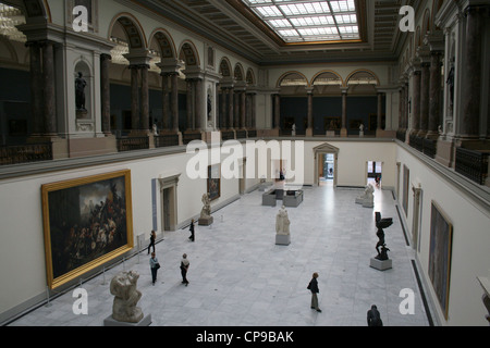 Hall principal du Musée Royal des Beaux-Arts de Belgique, Bruxelles Banque D'Images