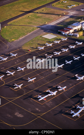 Les avions légers, sur le bitume, Melbourne, Australie Banque D'Images