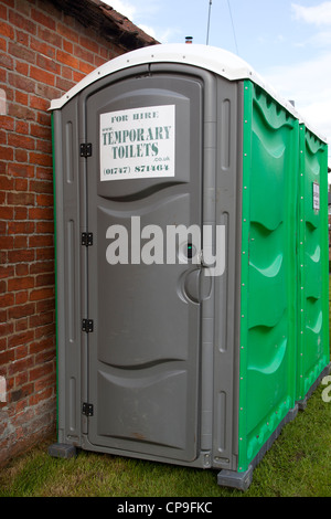 Toilettes Mobiles Temporaires Banque D'Images
