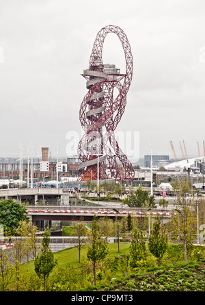 Anish Kapoor's orbit Arcelormittal au Parc olympique de 2012 à Londres le 6 mai 2012 Banque D'Images