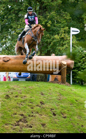 Burghley House horse trials, Lincolnshire, Angleterre Banque D'Images
