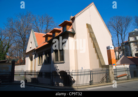 La synagogue Pinkas synagogue Pinkasova le Quartier Juif Josefov Prague République Tchèque Europe Banque D'Images