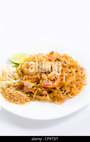 Célèbre thai food, pad thai Banque D'Images