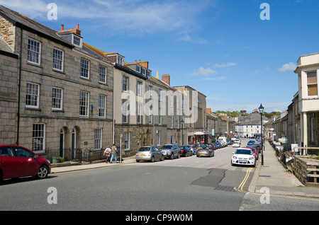 Rue de citron à Truro, Cornwall, UK. Banque D'Images