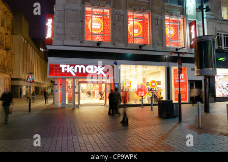 TK Maxx dans la rue de l'Église, le centre-ville de Liverpool. Banque D'Images