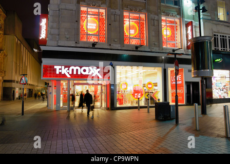 TK Maxx dans la rue de l'Église, le centre-ville de Liverpool. Banque D'Images