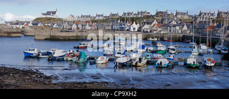 Port Findochty, Moray, Aberdeenshire, Scotland Banque D'Images